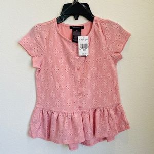 (M) Dillards Xtraordinary Girls Blush Top